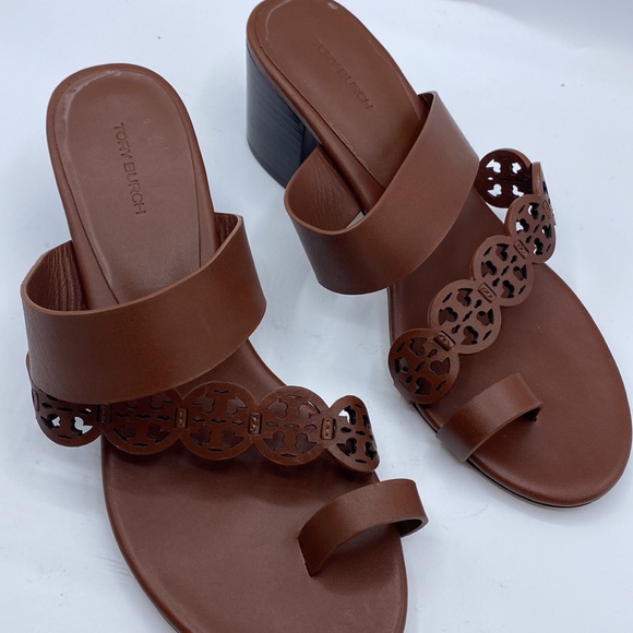 Tory‎ BurchWomen's Tiny Miller Toe Ring High BlockSandals